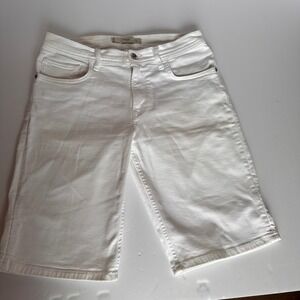 MNG MAN White Denim Bermuda Shorts‎ Mens Size 32 Premium Quality